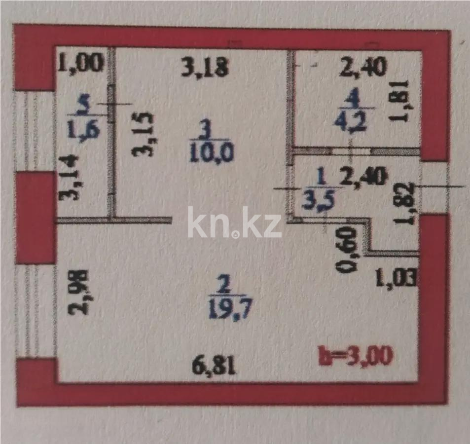 Продажа 1-комнатной квартиры, 39 м² в Астане - фото 2