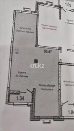 Продажа 2-комнатной квартиры, 67 м², ул. Жургенова, дом  19 в Астане - фото 2