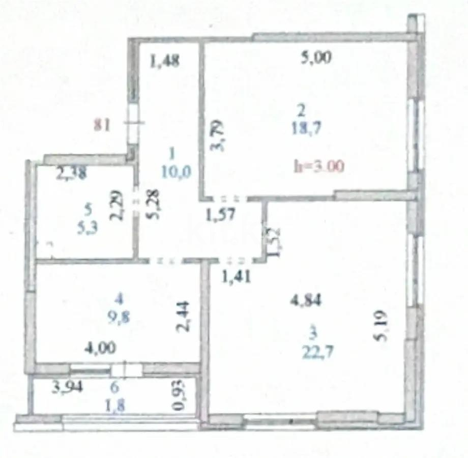 Продажа 2-комнатной квартиры, 68.3 м² в Астане - фото 5