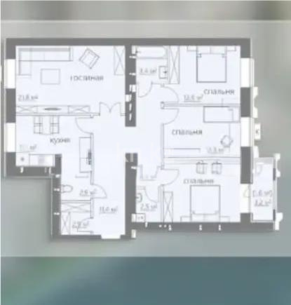 Продажа 4-комнатной квартиры, 110 м² в Караганде