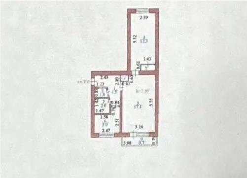 Продажа 2-комнатной квартиры, 43.7 м² в Астане - фото 6