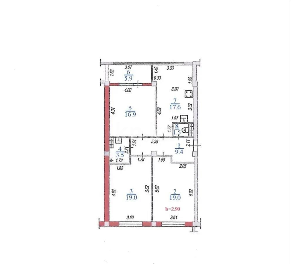 Продажа 3-комнатной квартиры, 92.8 м² в Алматы - фото 7