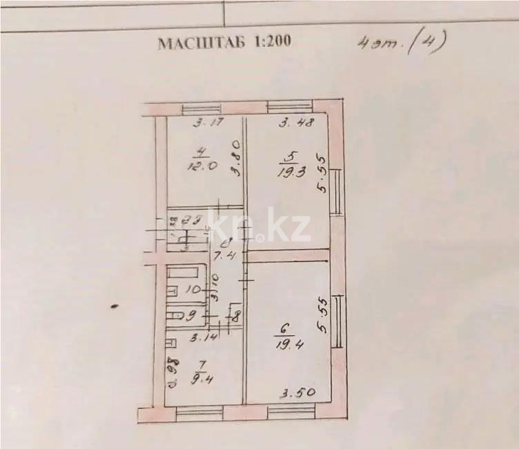 Продажа 3-комнатной квартиры, 74 м², ул. Тулебаева, дом  65 в Алматы - фото 4