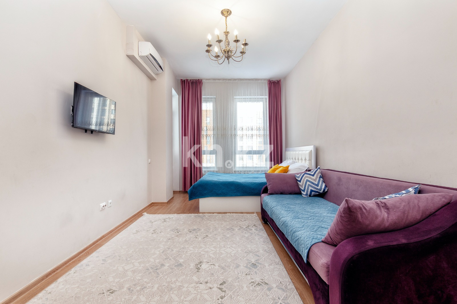 Аренда 3-комнатной квартиры посуточно, 95 м², пр. Кабанбай батыра, дом  60а/17 - ул. Гейдара Алиева в Астане