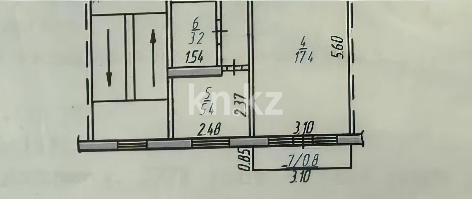 Продажа 3-комнатной квартиры, 62 м² в Темиртау - фото 6