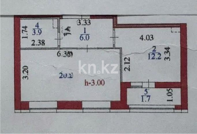 Продажа 2-комнатной квартиры, 44 м² в Астане - фото 4