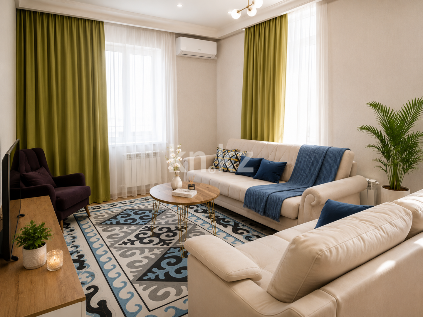 Аренда 2-комнатной квартиры посуточно, 50 м² в Астане - фото 5