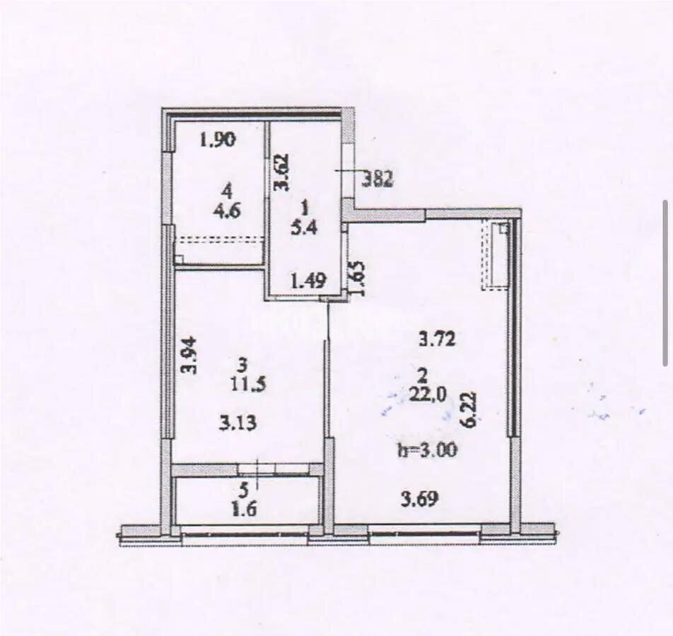 Продажа 1-комнатной квартиры, 45.1 м² в Астане - фото 3