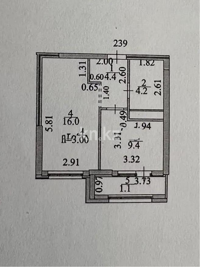 Продажа 1-комнатной квартиры, 35 м² в Астане
