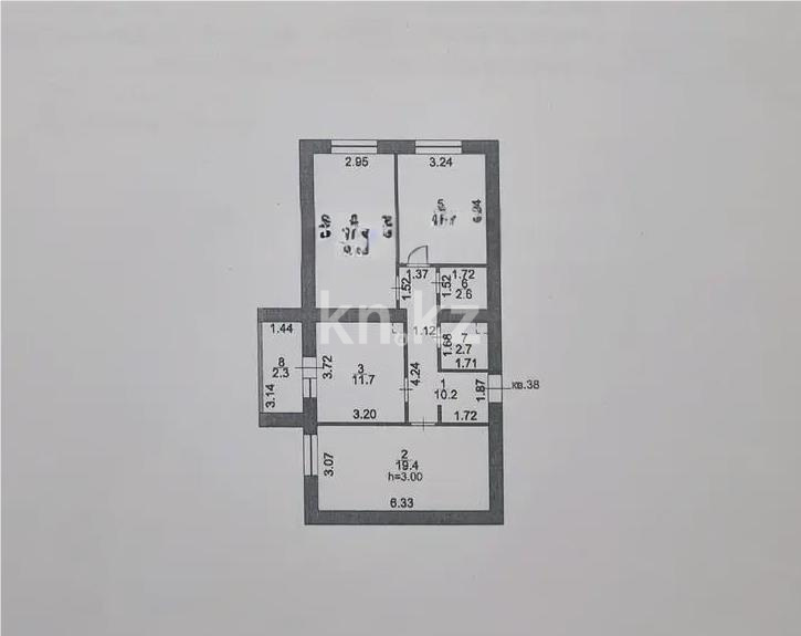 Продажа 3-комнатной квартиры, 79 м² в Астане - фото 3