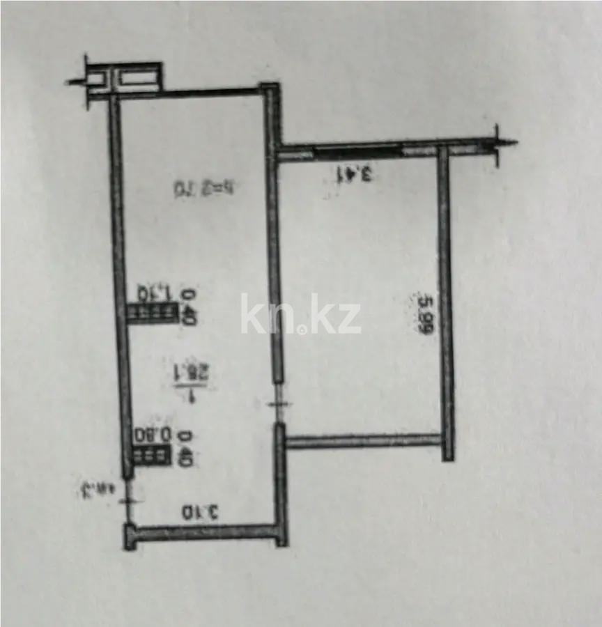 Продажа 2-комнатной квартиры, 48.5 м², ул. К. Шарипова, дом  206/9 в Алматы