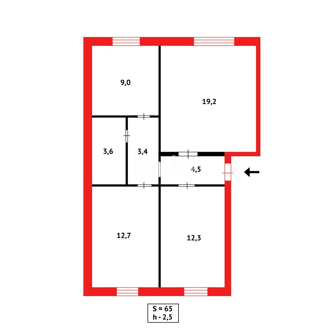 Продажа 3-комнатной квартиры, 65 м² в Темиртау - фото 12