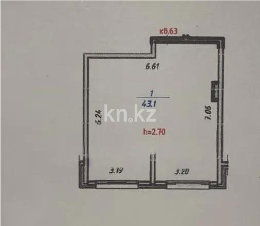 Продажа 2-комнатной квартиры, 47 м² в Алматы