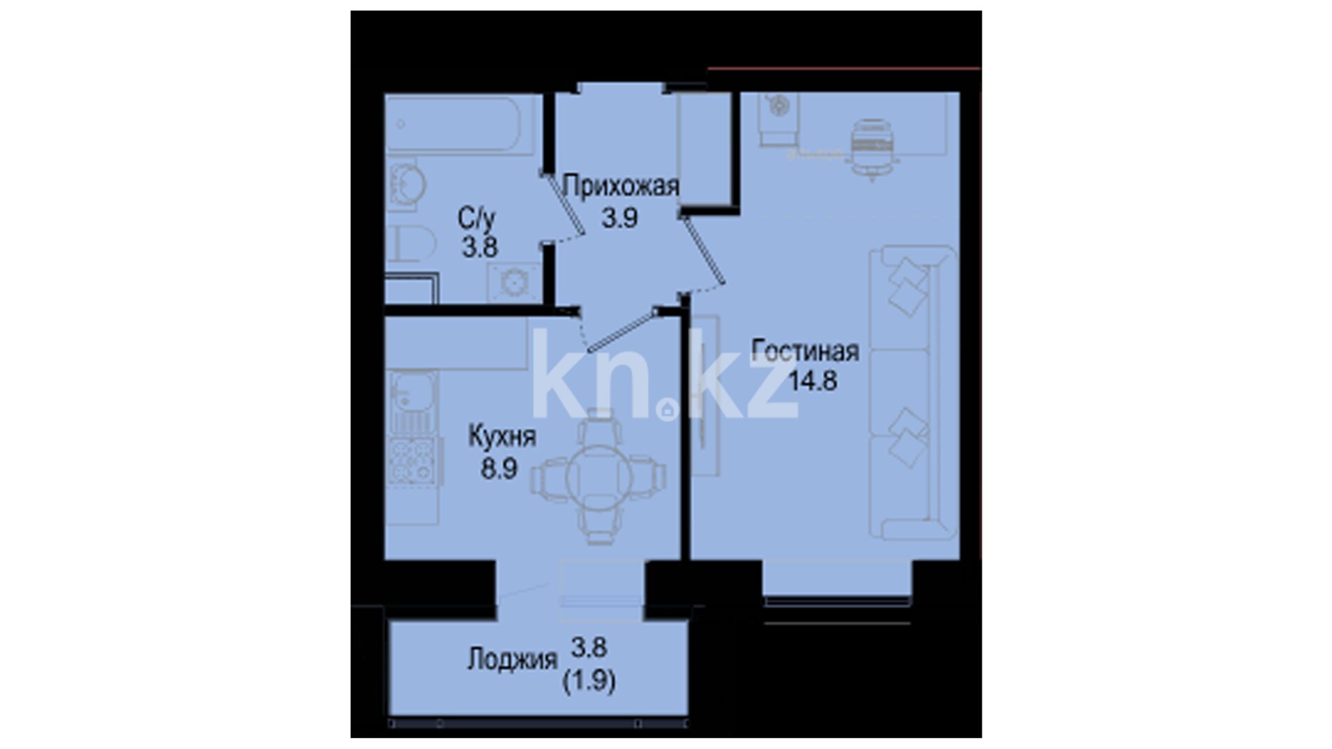 ЖК Galaxy Star, 1-комнатная, цена 20 079 900 ₸, 603 000 ₸&nbsp;/&nbsp;м²