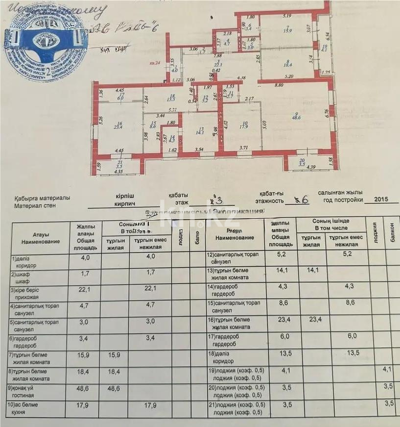 Продажа 4-комнатной квартиры, 228.6 м² в Астане - фото 9