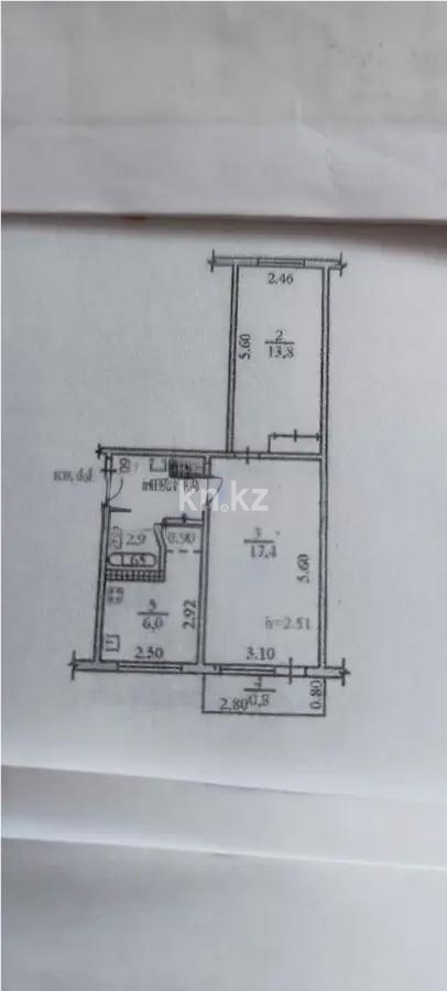 Продажа 2-комнатной квартиры, 45.4 м² в Алматы - фото 5