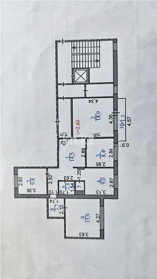 Продажа 4-комнатной квартиры, 85 м², мкр-н Степной-4, дом  11 в Караганде