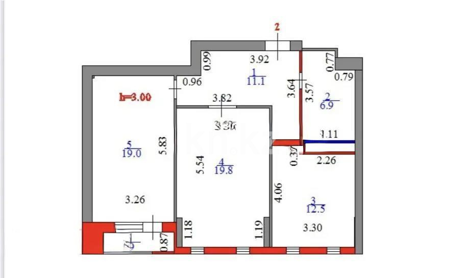 Продажа 2-комнатной квартиры, 70.2 м² в Астане - фото 6