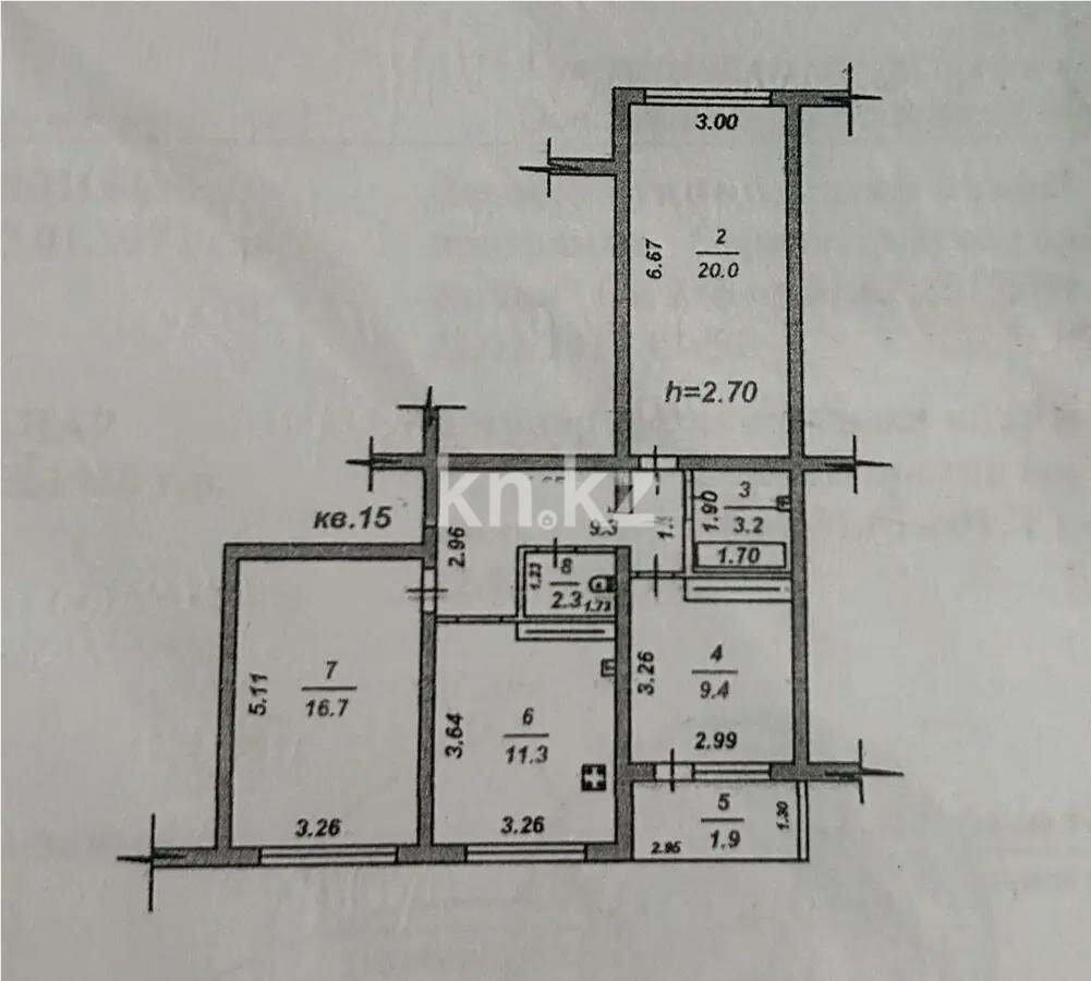 Продажа 3-комнатной квартиры, 75 м² в Алматы - фото 6