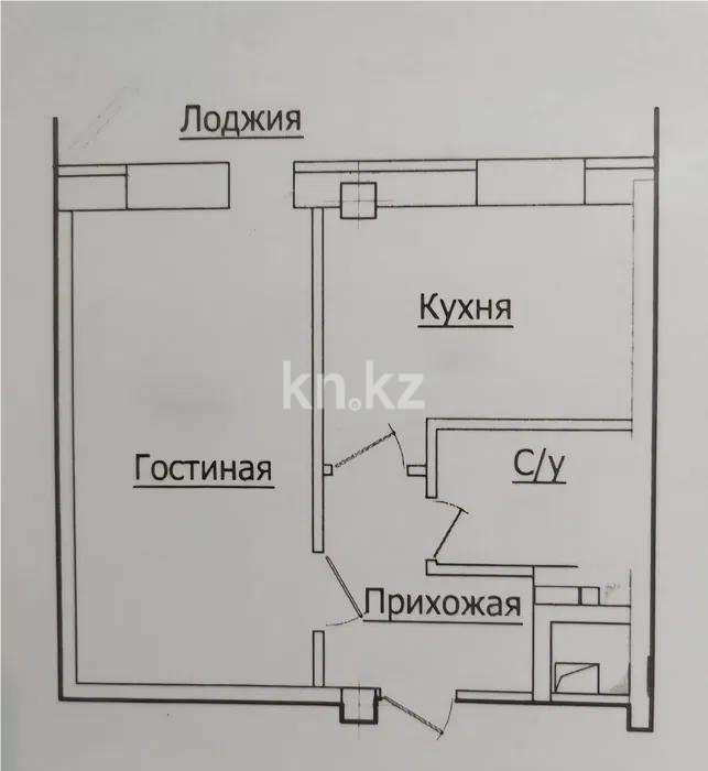 Продажа 1-комнатной квартиры, 36 м², ул. Байсеитовой, дом  10 в Астане