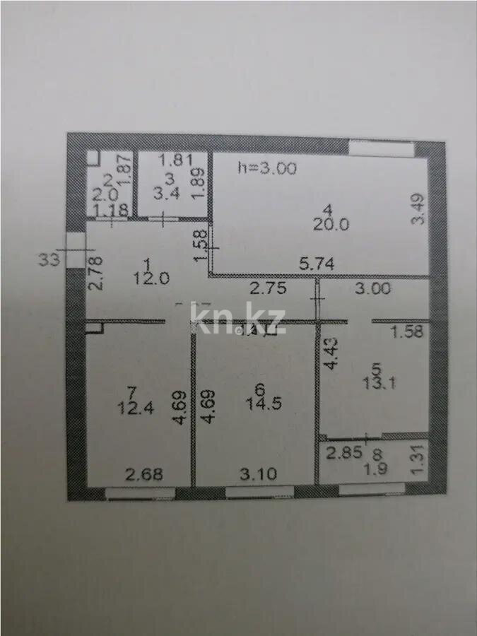 Продажа 3-комнатной квартиры, 80 м² в Астане - фото 4