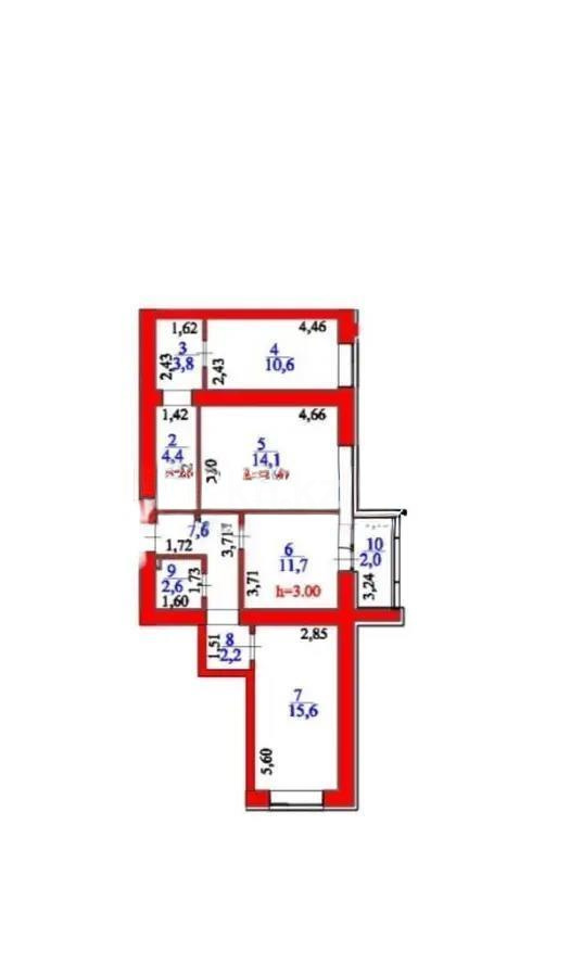 Продажа 3-комнатной квартиры, 75 м², ул. А-52, дом  8 в Астане - фото 3