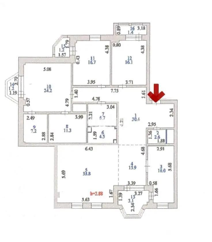 Продажа 4-комнатной квартиры, 192.3 м² в Астане - фото 8