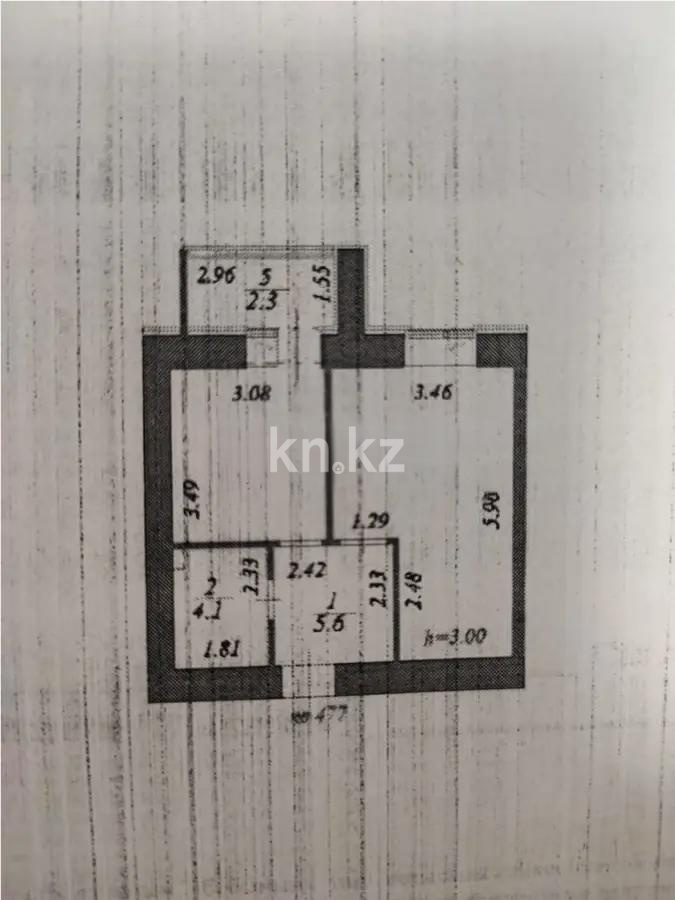 Продажа 1-комнатной квартиры, 40.1 м² в Астане