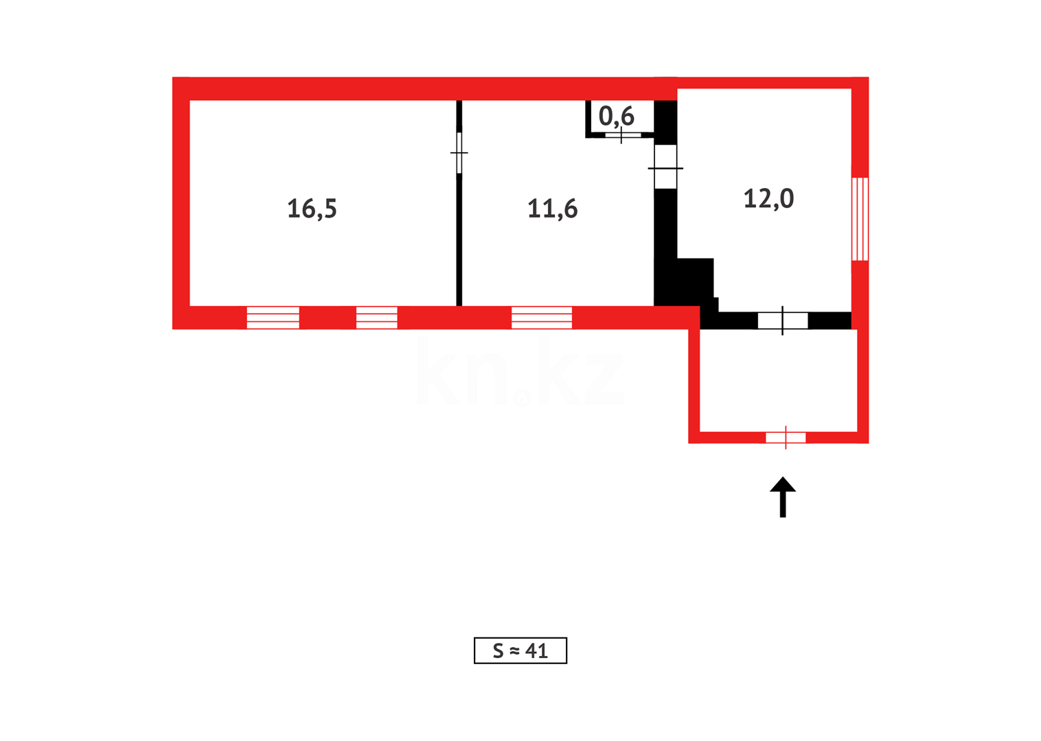 Продажа 2-комнатного дома, 40.7 м², ул. Витебская в Караганде - фото 7