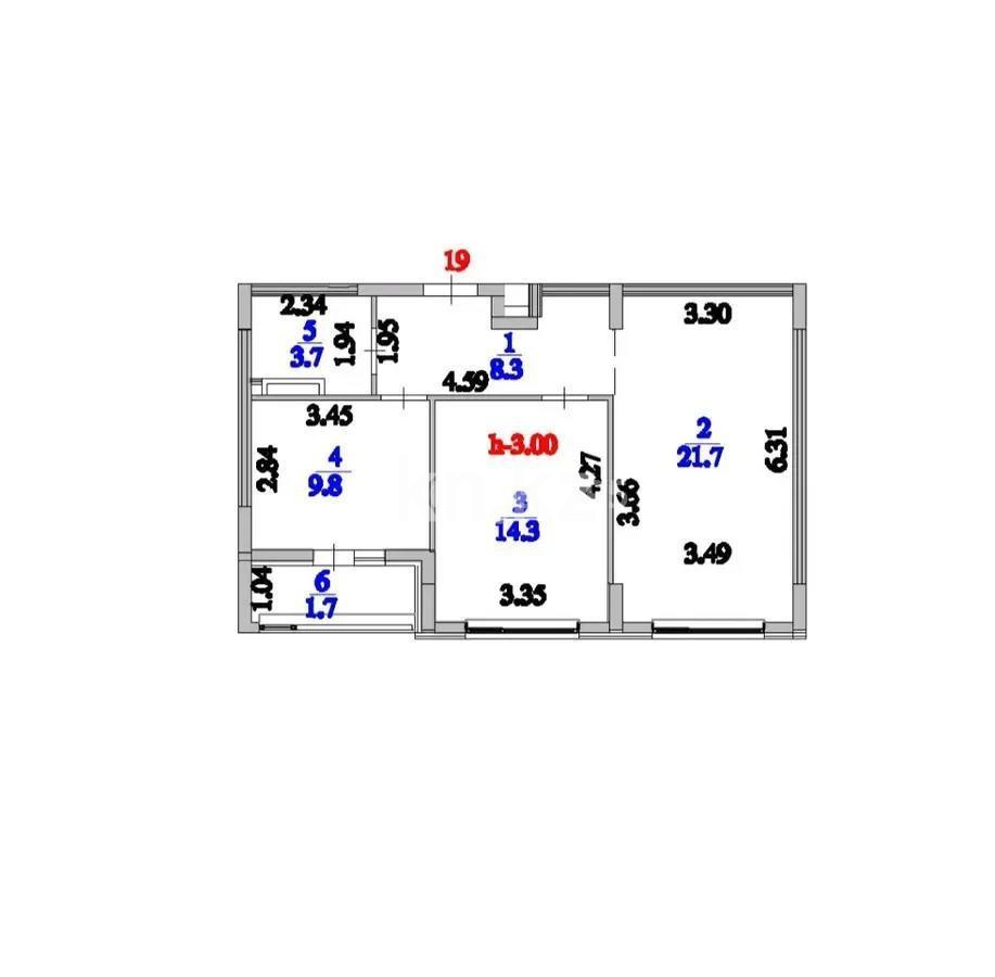 Продажа 2-комнатной квартиры, 60 м² в Астане - фото 5