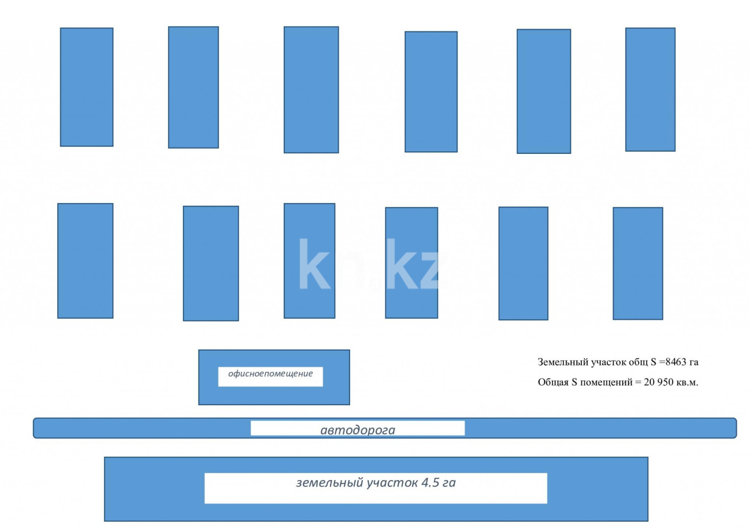 Продажа помещения, 20950 м² в Карагандинской области