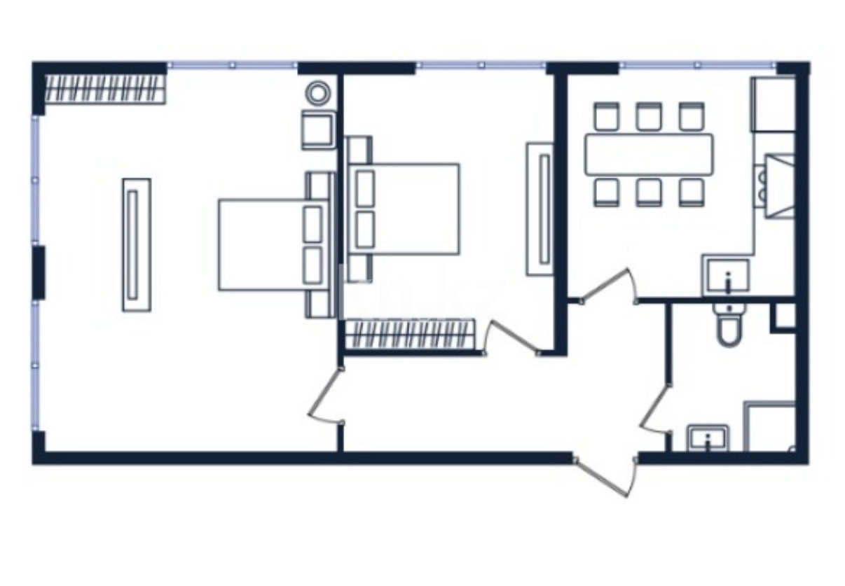 Продажа 3-комнатной квартиры, 66.88 м² в Алматы