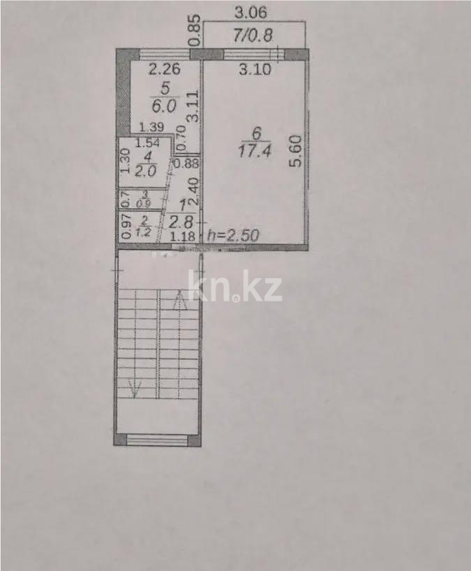 Продажа 1-комнатной квартиры, 31 м² в Караганде