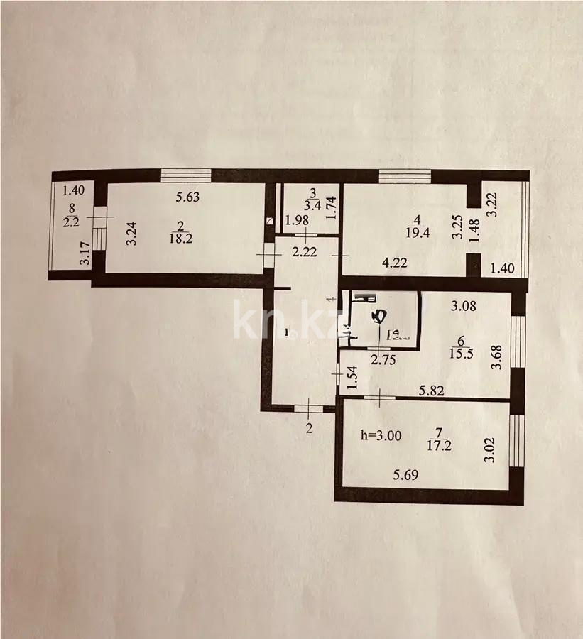 Продажа 3-комнатной квартиры, 94 м², ул. Калдаякова, дом  40 в Астане - фото 5