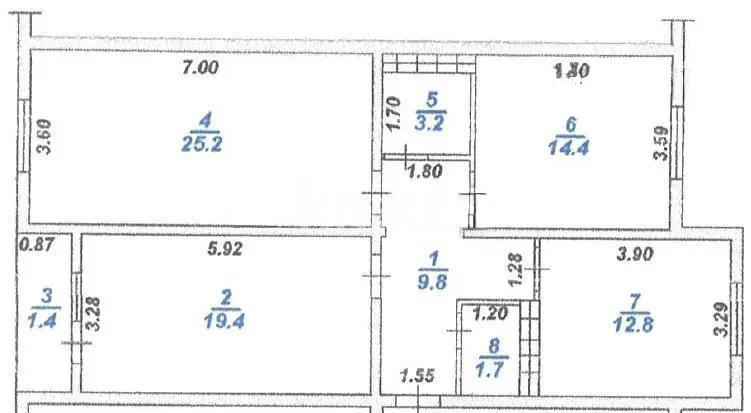 Продажа 3-комнатной квартиры, 87.9 м², мкр-н Калкаман-2, дом  22 в Алматы - фото 5