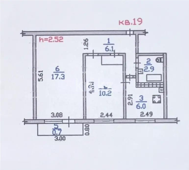 Продажа 2-комнатной квартиры, 43.2 м² в Алматы - фото 5