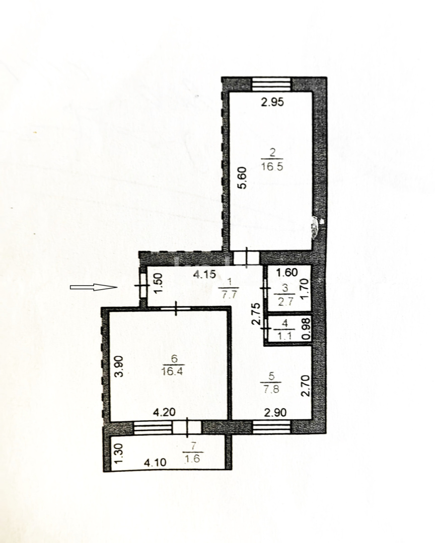 Продажа 2-комнатной квартиры, 54 м² в Караганде - фото 34