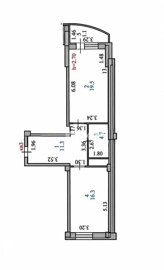 Продажа 2-комнатной квартиры, 55.4 м² в Астане - фото 8