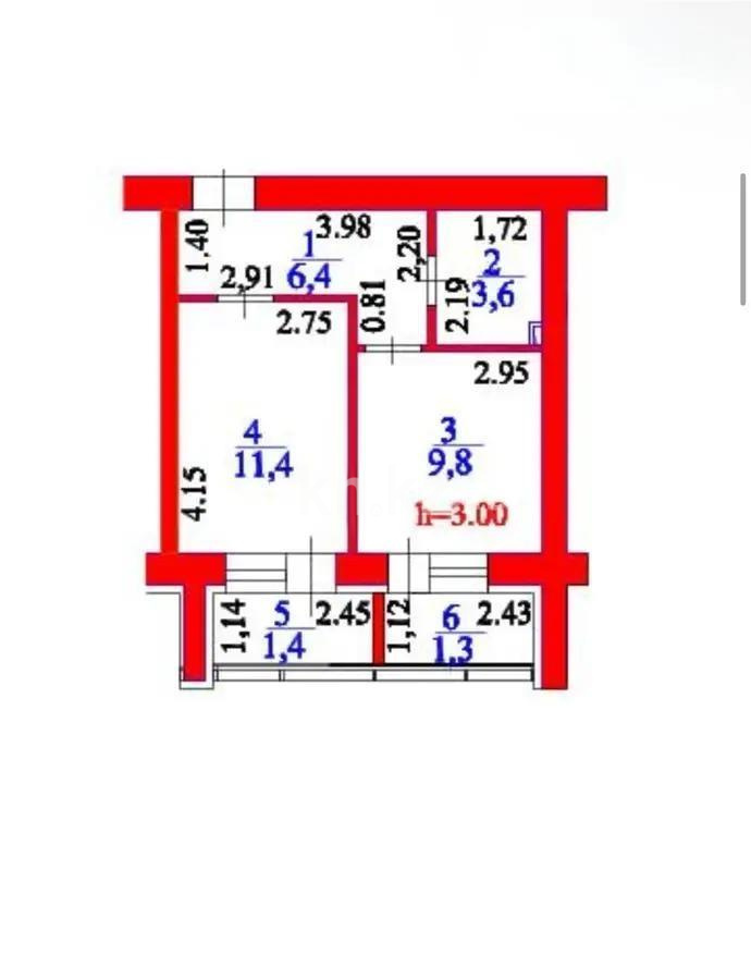 Продажа 1-комнатной квартиры, 37.43 м² в Астане - фото 3