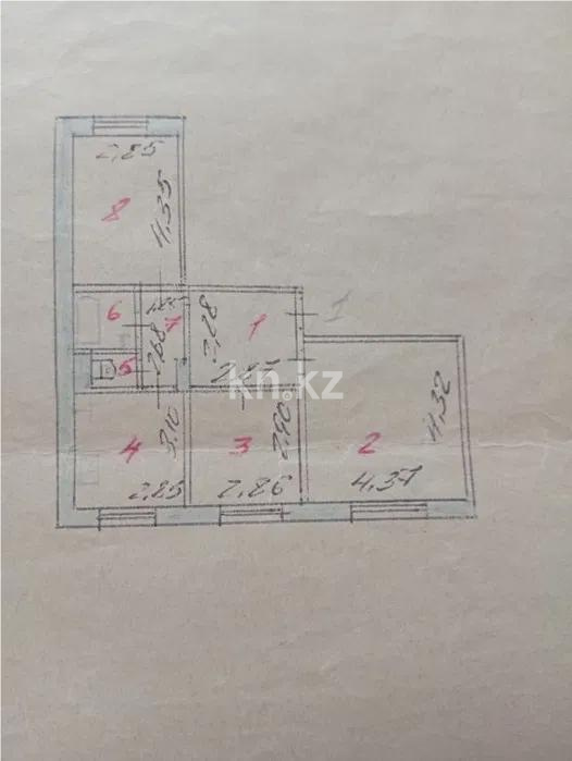 Продажа 3-комнатной квартиры, 64 м², ул. Чернышевского, дом  118 в Темиртау - фото 8