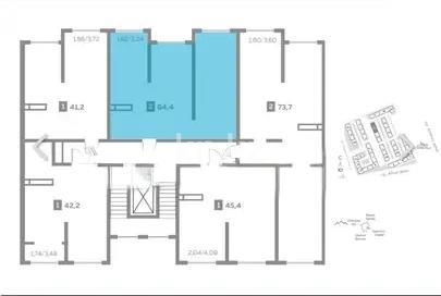 Продажа 2-комнатной квартиры, 73.7 м² в Алматы