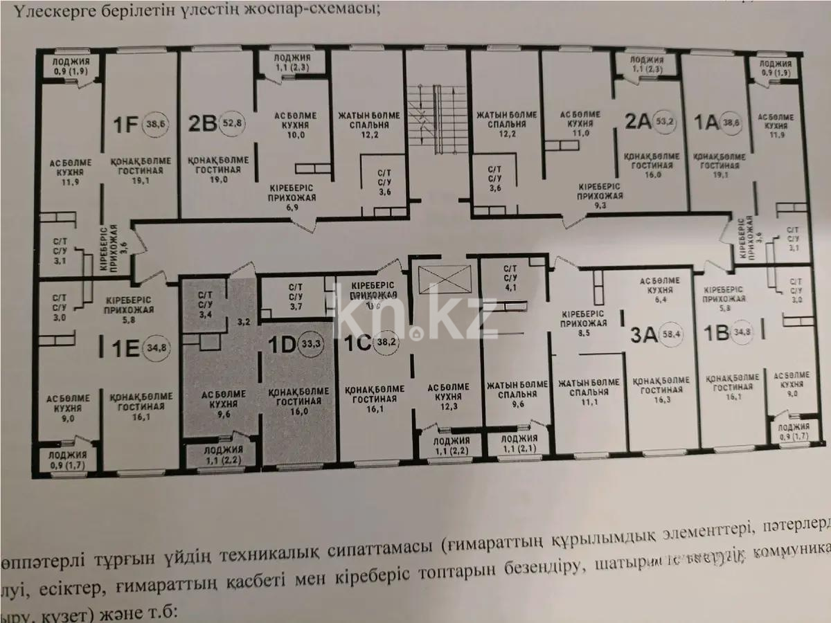 Продажа 1-комнатной квартиры, 34 м², пр. Райымбека, дом  590/7 в Алматы - фото 3