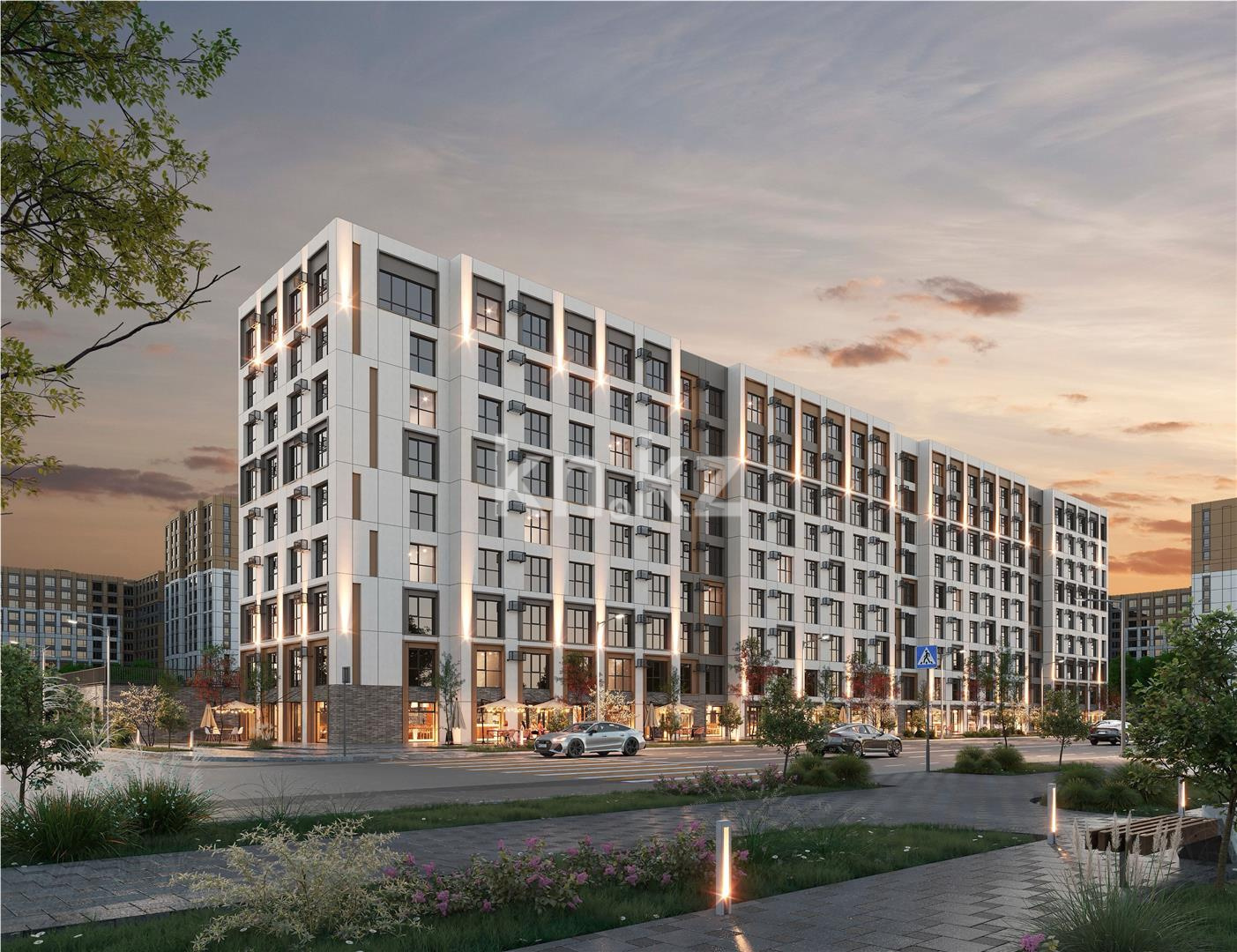 Продажа 2-комнатной квартиры, 57.3 м² в Астане