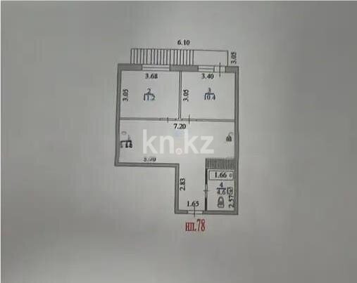 Продажа 3-комнатной квартиры, 50 м² в Алматы - фото 4