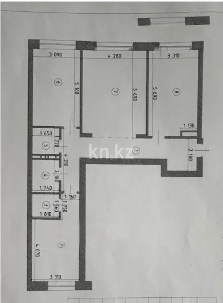 Продажа 3-комнатной квартиры, 103.2 м² в Астане - фото 8