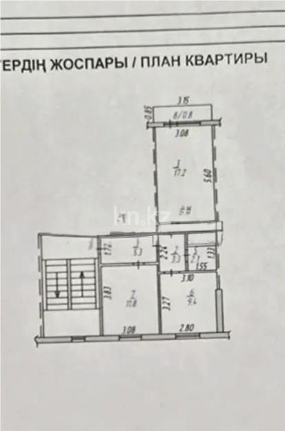 Продажа 2-комнатной квартиры, 51 м², 68-й квартал, дом  9 в Темиртау - фото 5