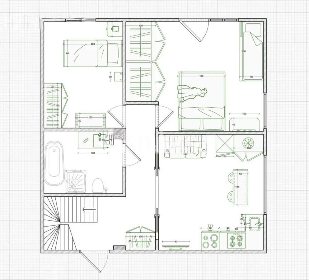 Продажа 3-комнатной квартиры, 80.6 м², мкр-н Нурлытау, дом  932 в Алматы - фото 5