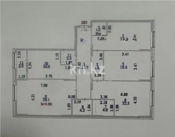 Продажа 4-комнатной квартиры, 139 м², ул. Бухар жырау, дом  12/2 в Астане