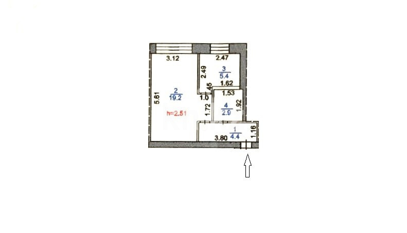 Продажа 1-комнатной квартиры, 32 м² в Караганде - фото 23