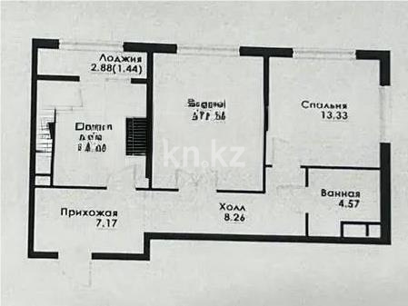 Продажа 2-комнатной квартиры, 63 м² в Алматы